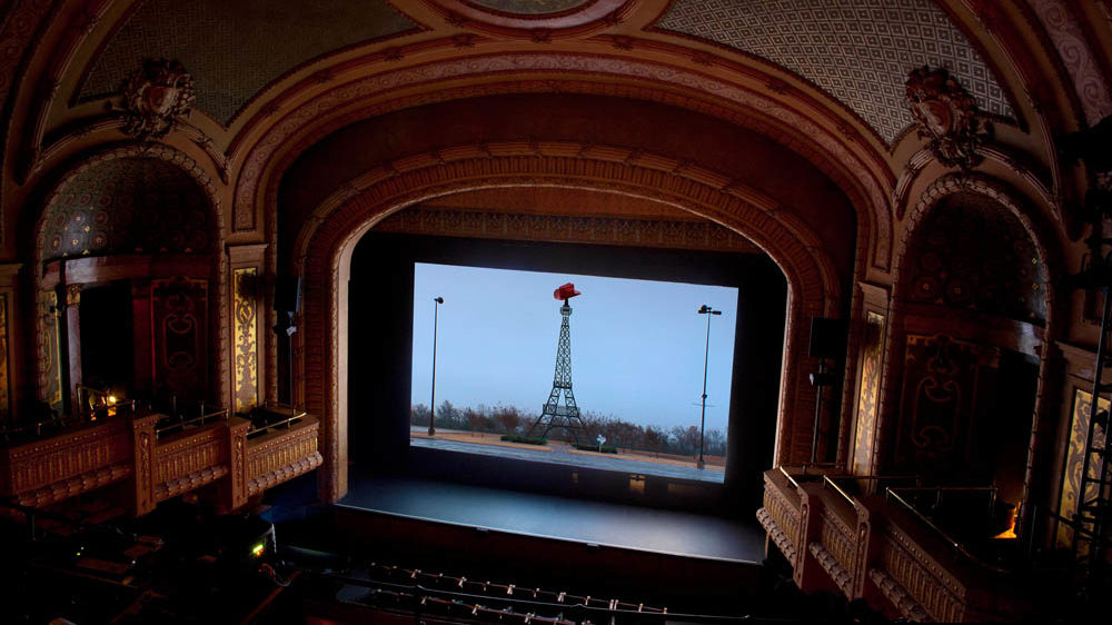 Installation view, Paramount Theatre Austin