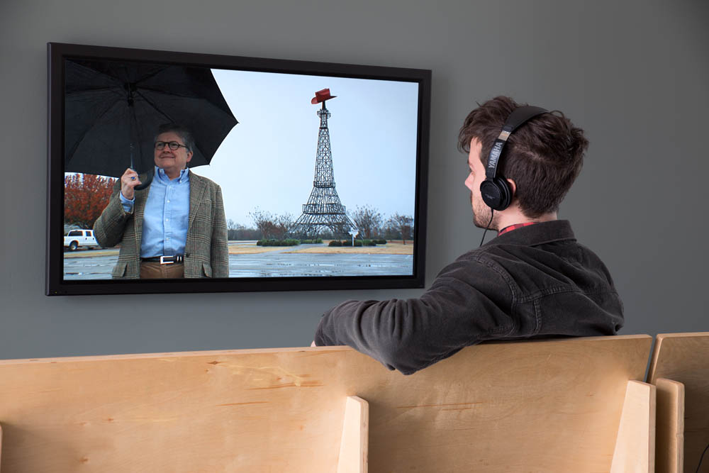 Installation view, Grand Paris Texas 2009.Sound Speed Marker, Ballroom Marfa, 2014.
Photo: Frederik Nilsen