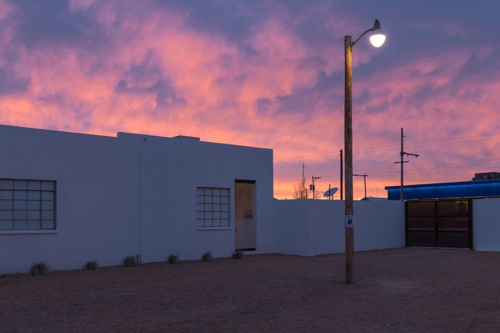 Missing Truffaut 2014, Installation view.
Sound Speed Marker, Ballroom Marfa, 2014.
Photo: Frederik Nilsen