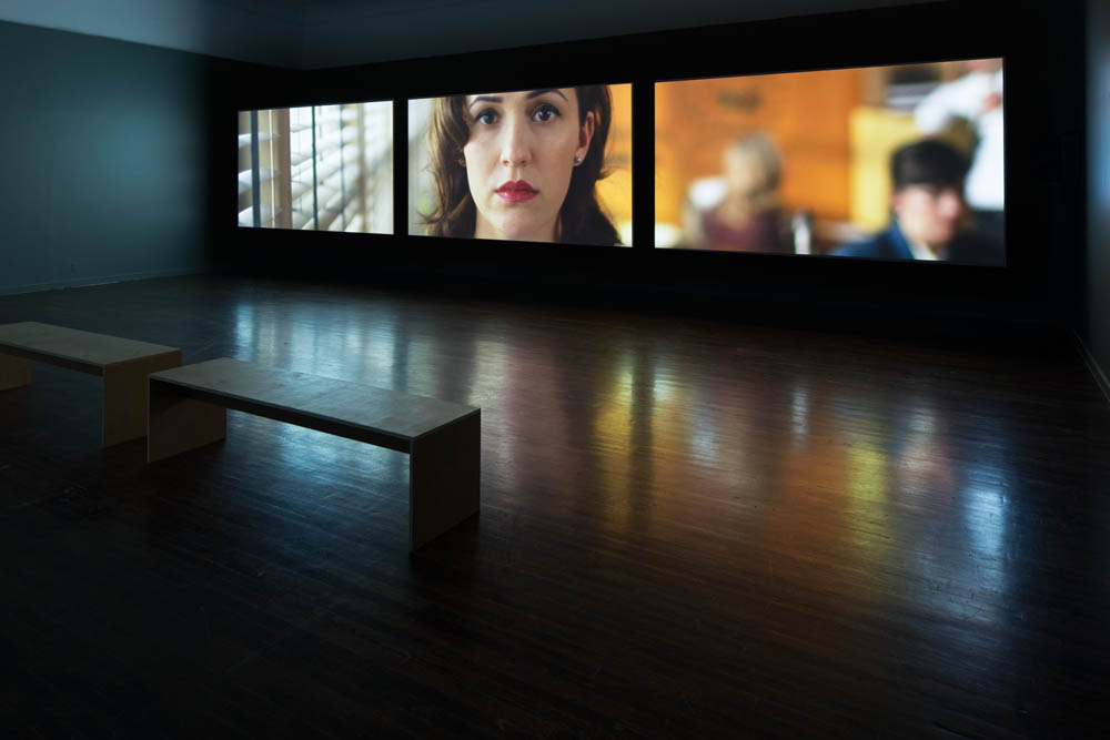 Installation view, Ballroom Marfa, Sound Speed Marker
Photo: Frederik Nilsen