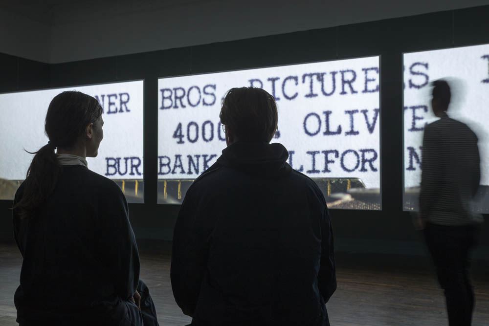 Installation view, Ballroom Marfa, Sound Speed Marker
Photo: Frederik Nilsen