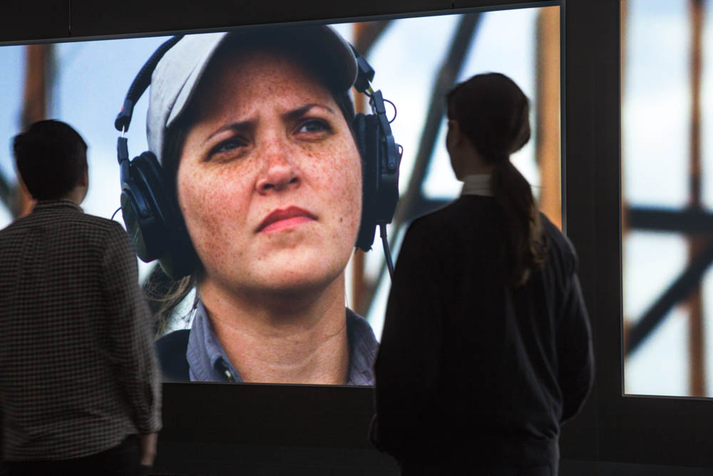 Installation view, Ballroom Marfa, Sound Speed Marker
Photo: Frederik Nilsen