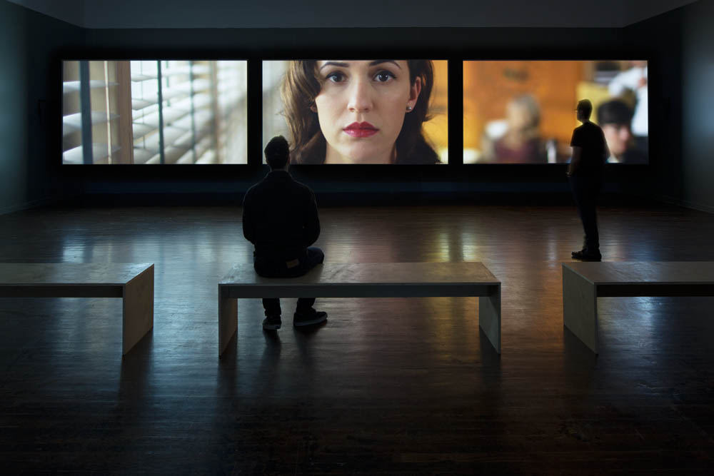 Installation view, Ballroom Marfa, Sound Speed Marker
Photo: Frederik Nilsen