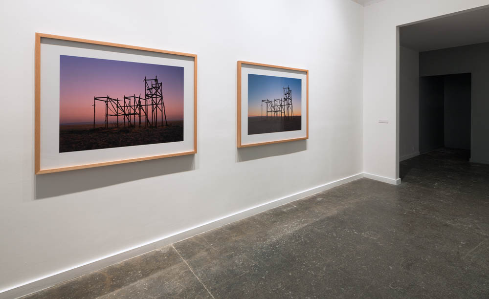 Installation view, Ballroom Marfa, Sound Speed Marker
Photo credit: Frederik Nilsen